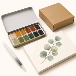 Kit aquarelle botanique
